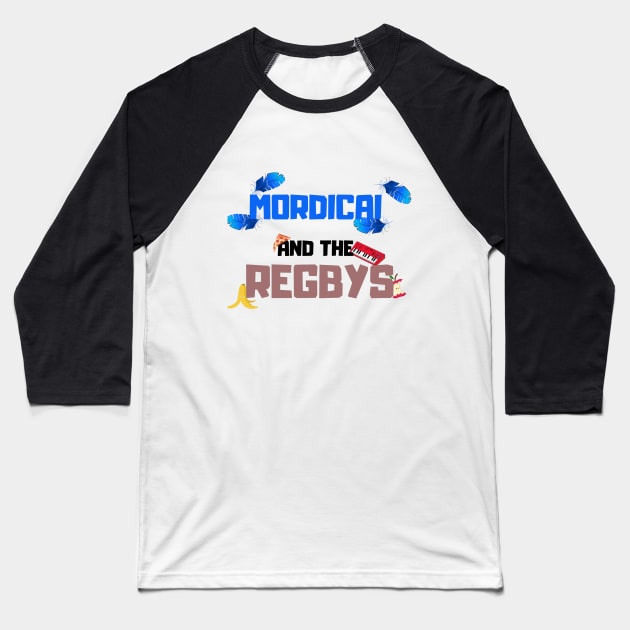 REGULAR SHOW-MORDICAI AND THE RIGBYS Baseball T-Shirt by DRkaoata